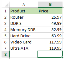 How to sum a column in Excel